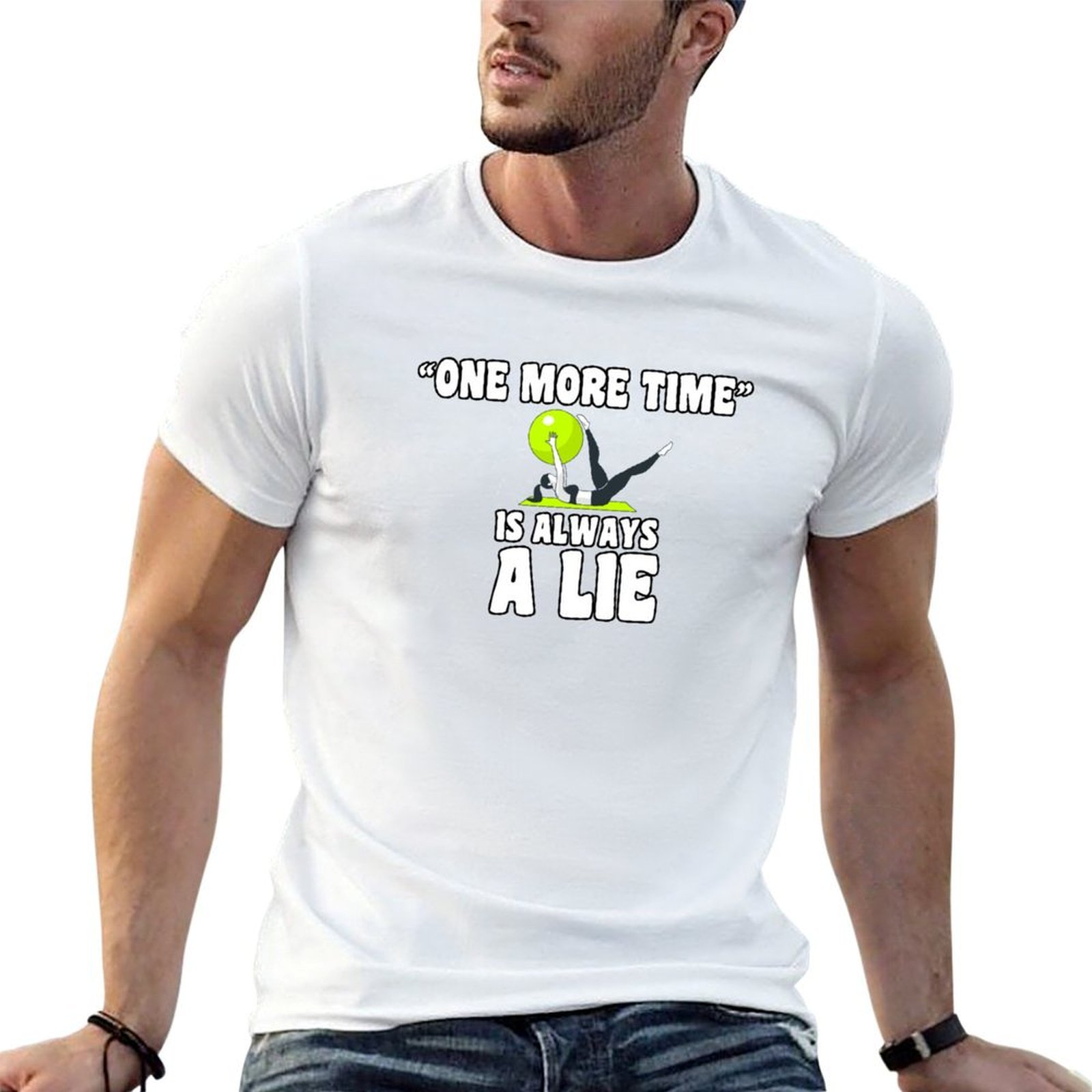 Street Fashion Quotes - 面白いピラティスの名言 Tシャツ ストリートファッション カジュアル Tシャツ