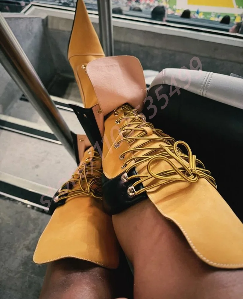 Street Fashion Lady - 2025 セクシーなキャットウォークレディーススティレットブーツ新混合色クロスストラップパーティーハイヒールストリートファッションカジュアルインスタイルカーフブーツ