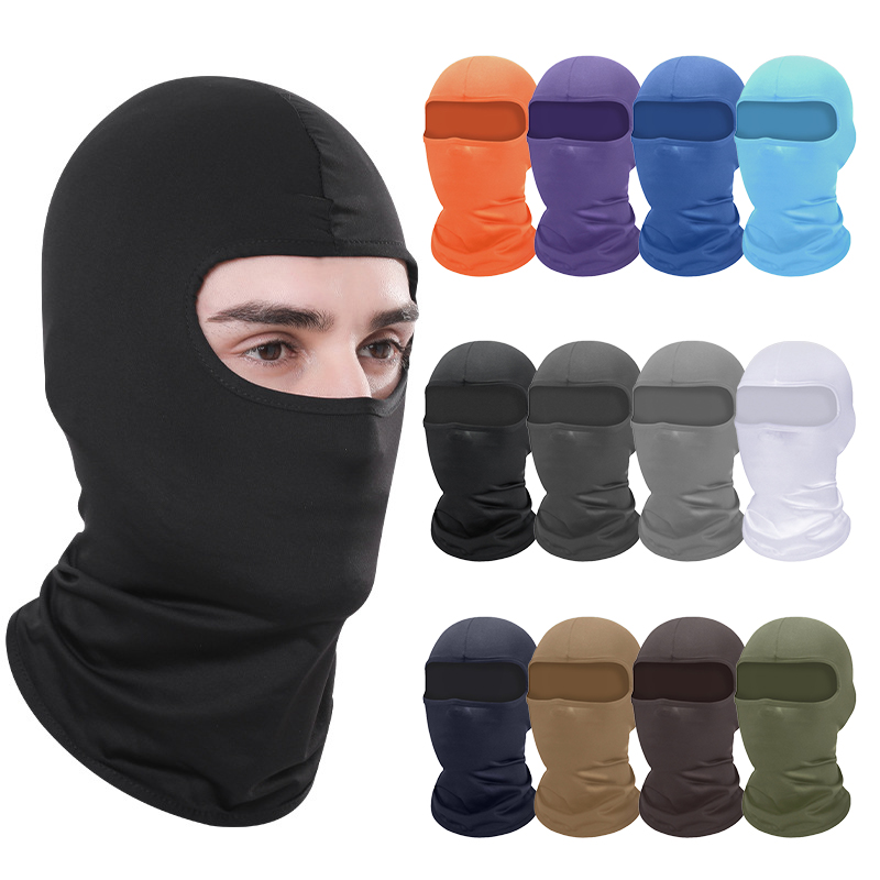 Balaclava Face Mask - メンズ自転車バラクラバフルフェイススキーマスクウェアラブルブランケット通気性ハイキングキャンプ狩猟戦術エアソフトハットネックカバー
