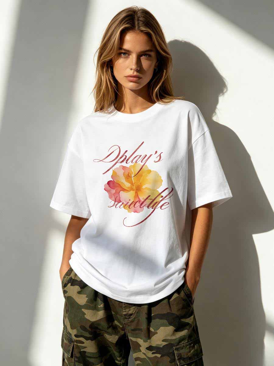 Street Fashion Asian - Tシャツ韓国風女性綿半袖夏のファッションカジュアルストリートヒップホップアーバンアジアンスタイルゆったり快適ソフトクール