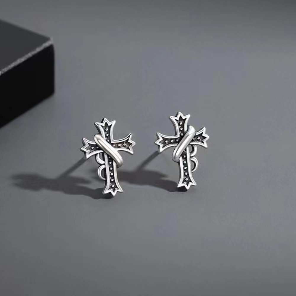 男性と女性のためのシンプルなレトロな装飾イヤリング、人気のジ - Street Fashion Earrings のレビューと価格