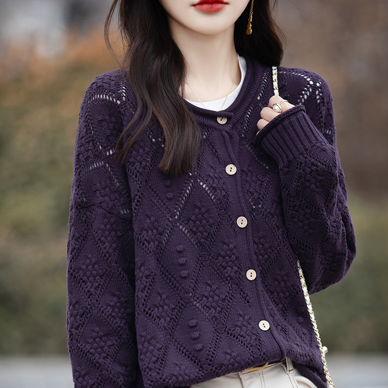 2024年ファッションモデル女性ニットウェア100%コットン - Street Fashion China Models のレビューと価格