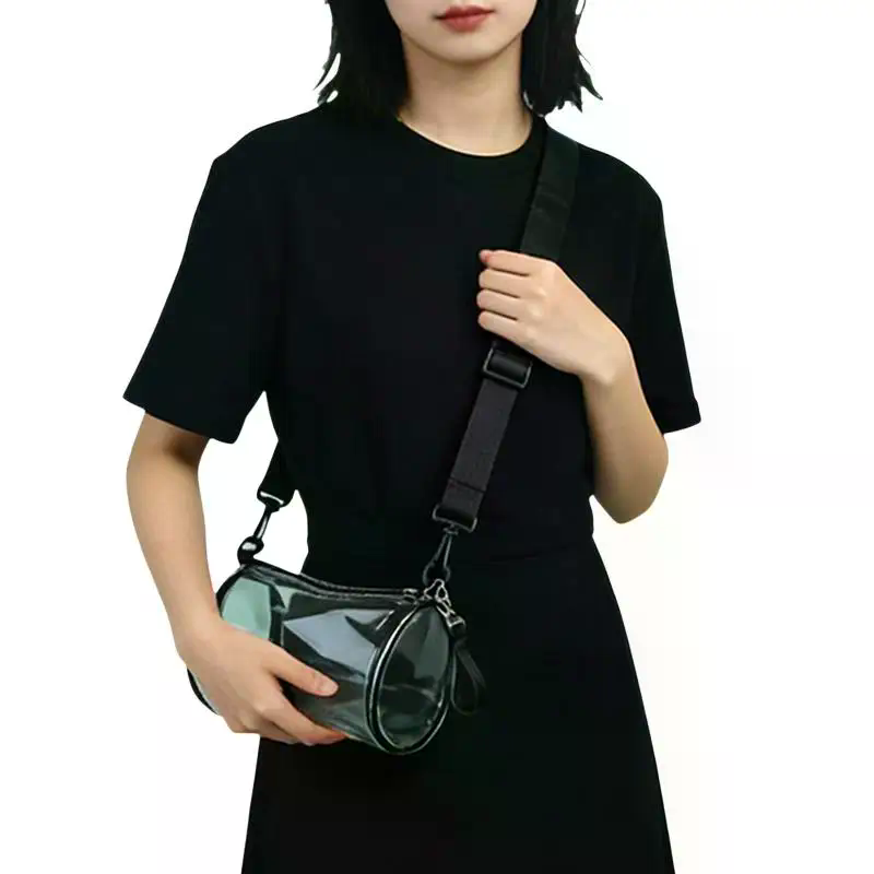 スタイリッシュな透明レーザークロスボディバッグ 女性用 シリ - Street Fashion Women のレビューと価格