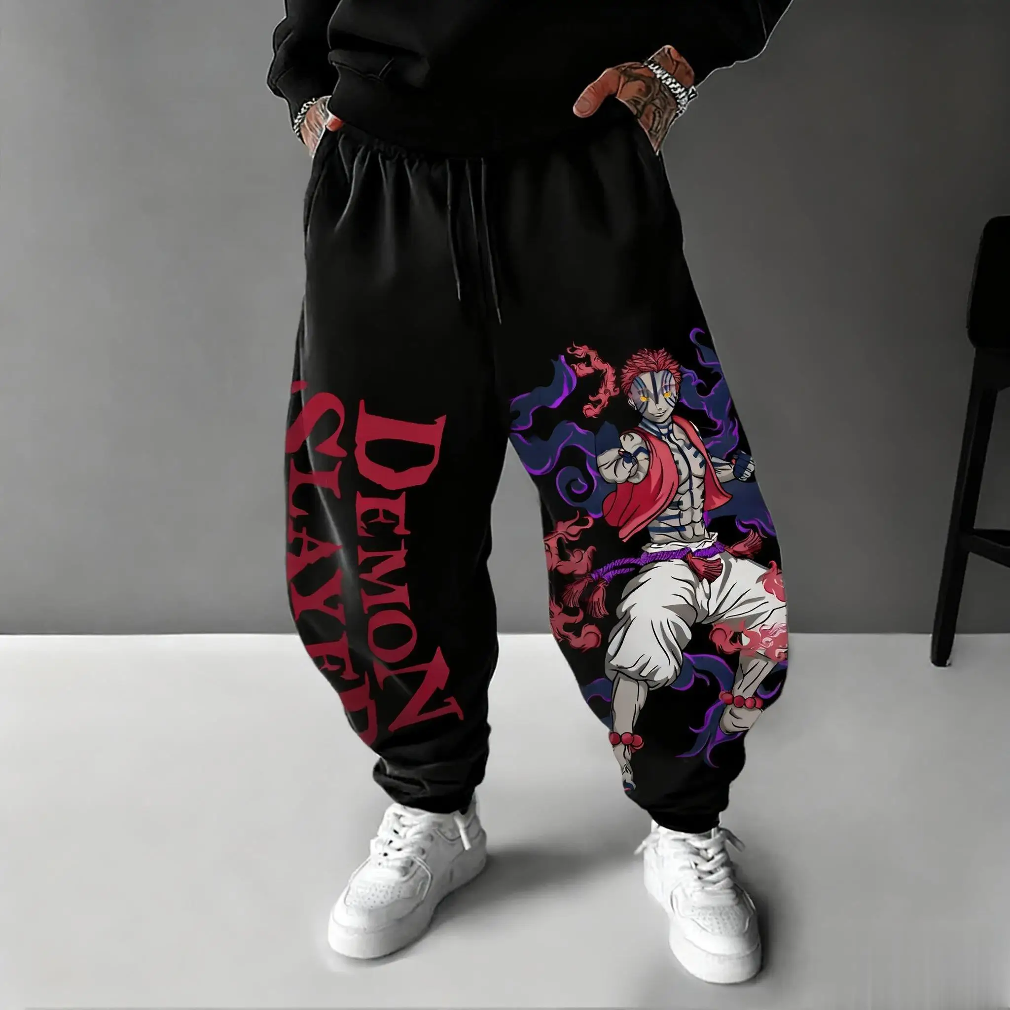 2026 デーモンスレイヤー Akaza アニメパンツ男性冬 - Street Fashion In Japan のレビューと価格