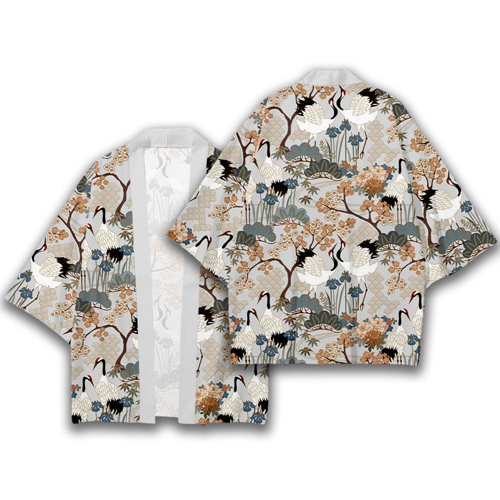 桜柄和風着物ユニセックスゆったり快適な浴衣ファッションヴィン - Street Fashion Kimono のレビューと価格