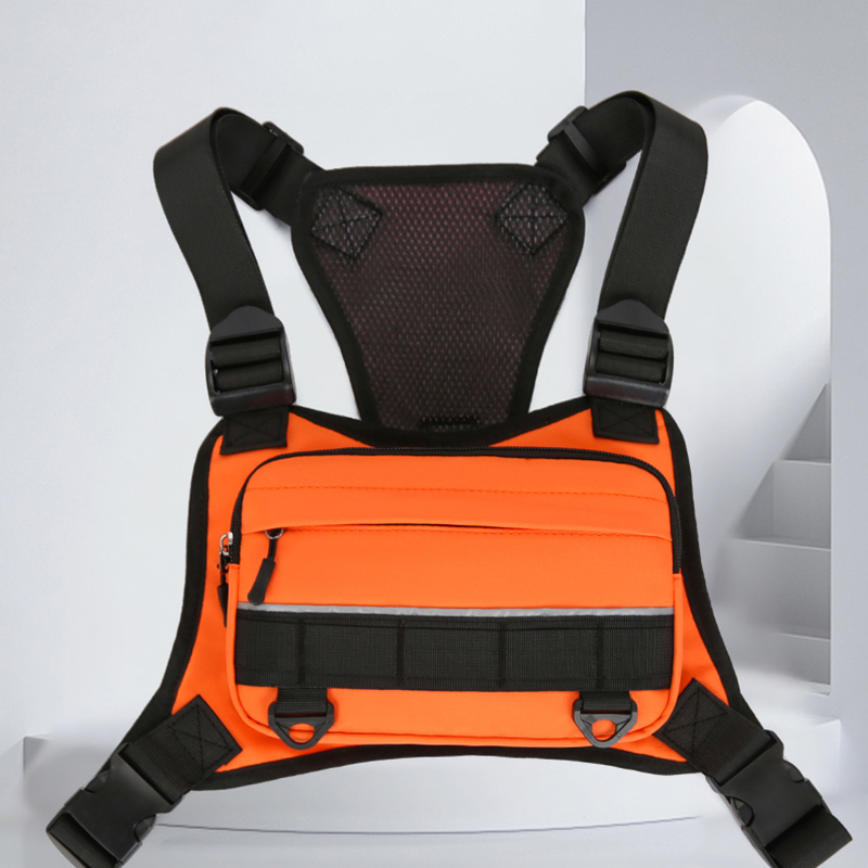 反射材付きアウトドアスポーツベストバックパック、ヒップホップ - Street Fashion Types のレビューと価格