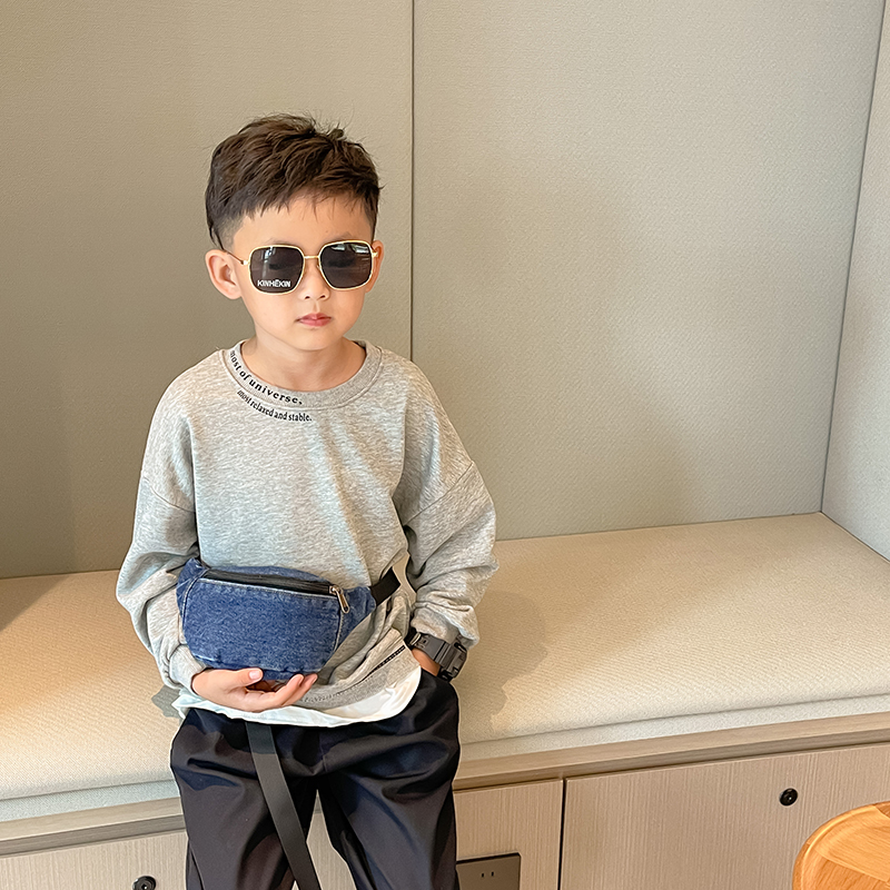 ファッションデニム子供用ウエストバッグ、レジャー、男の子と女 - Street Fashion China Girl のレビューと価格