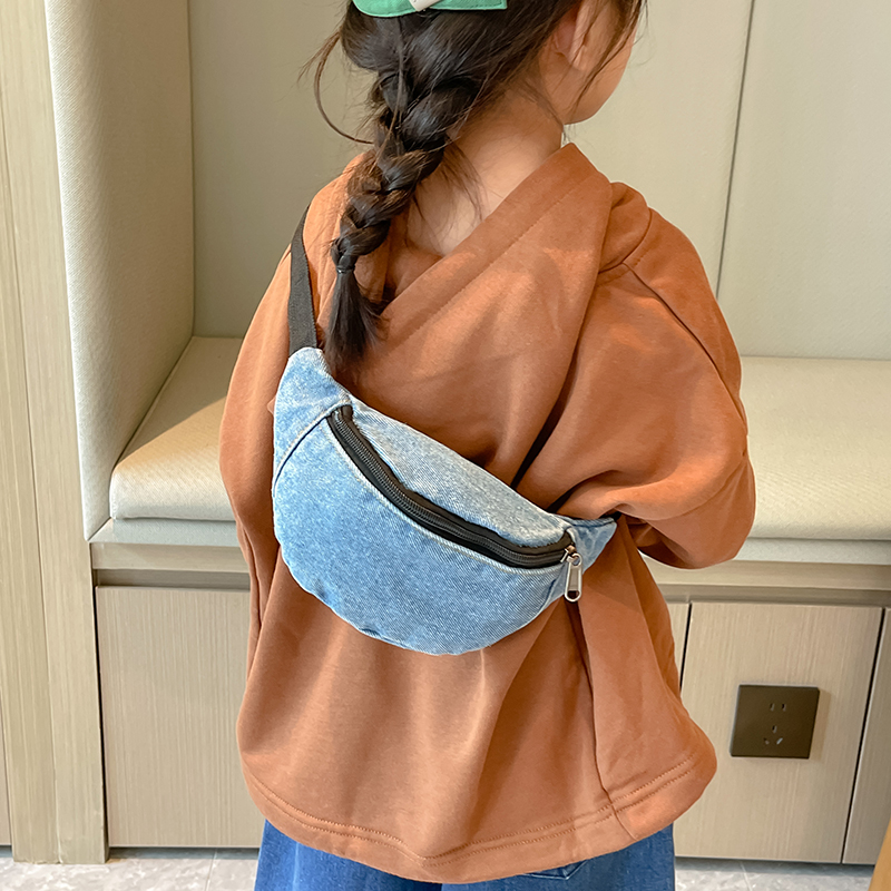 ファッションデニム子供用ウエストバッグ、レジャー、男の子と女 - Street Fashion China Girl のレビューと価格