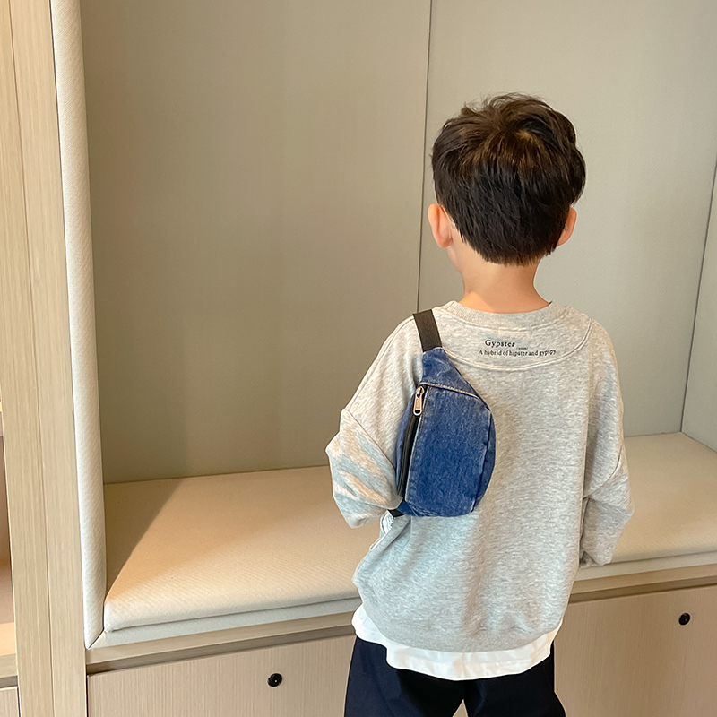 ファッションデニム子供用ウエストバッグ、レジャー、男の子と女 - Street Fashion China Girl のレビューと価格