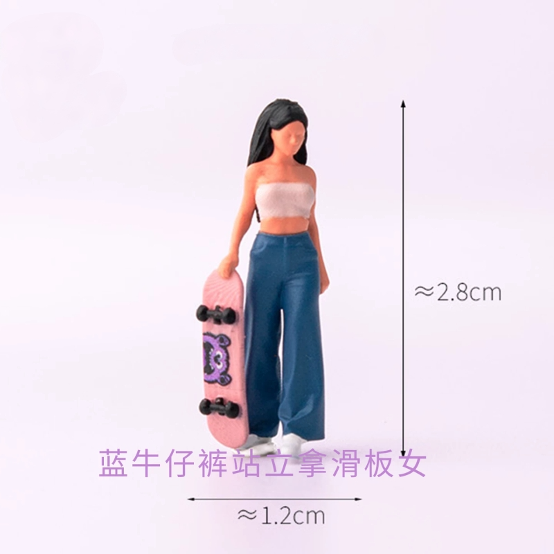 1/64 樹脂塗装済み 3D 印刷スケートボードシリーズファ - Street Fashion Guys のレビューと価格
