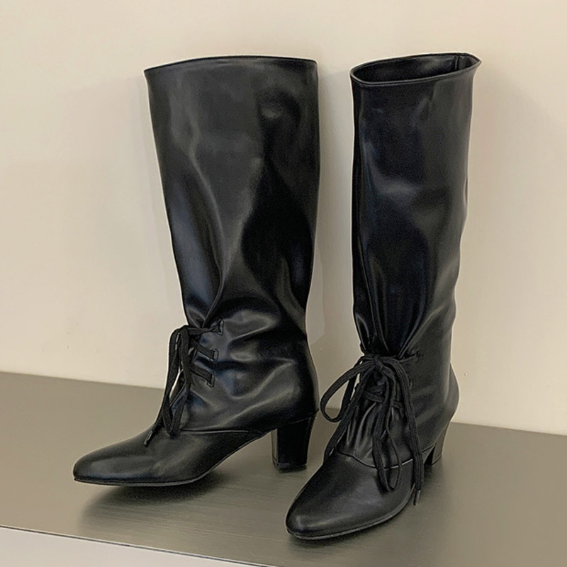 Eilyken 冬のファッションレースアップ女性ニーハイモダ - Street Fashion Lady のレビューと価格