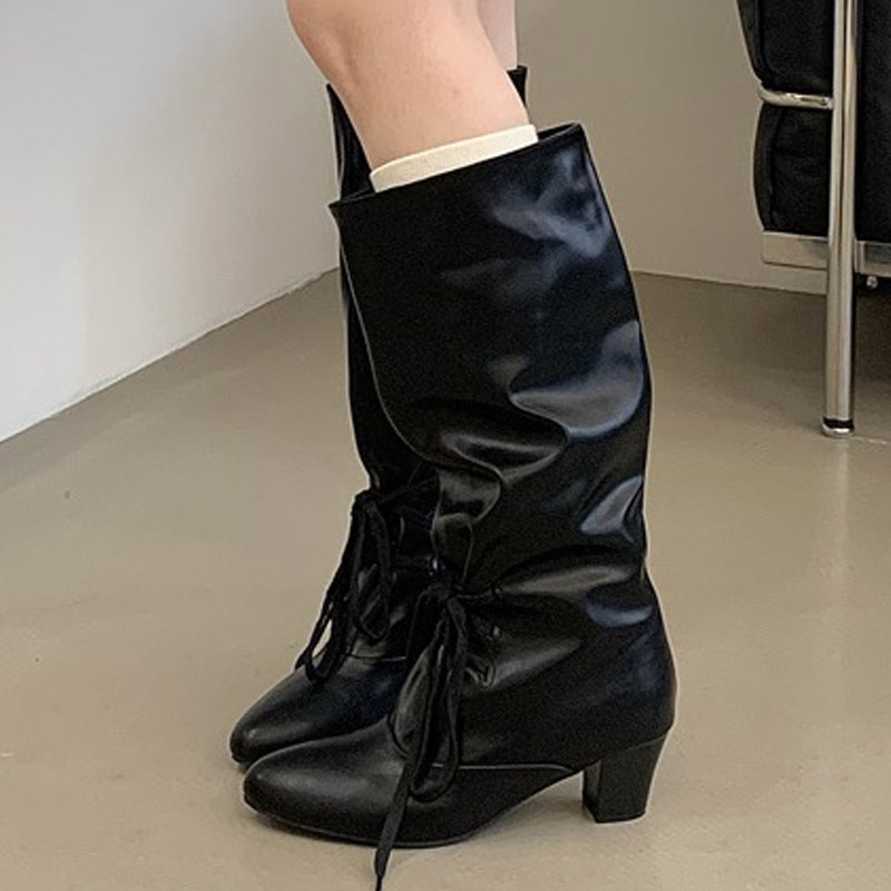 Eilyken 冬のファッションレースアップ女性ニーハイモダ - Street Fashion Lady のレビューと価格