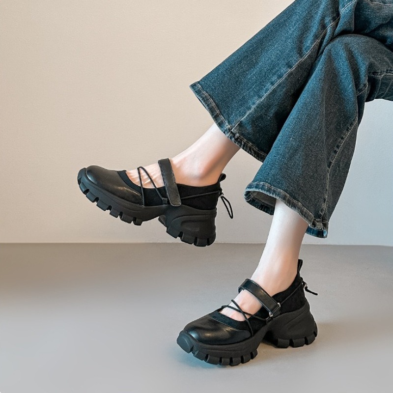 新しいレトロバレエメリージェーンシューズファッションソフトソ - Street Fashion Women のレビューと価格