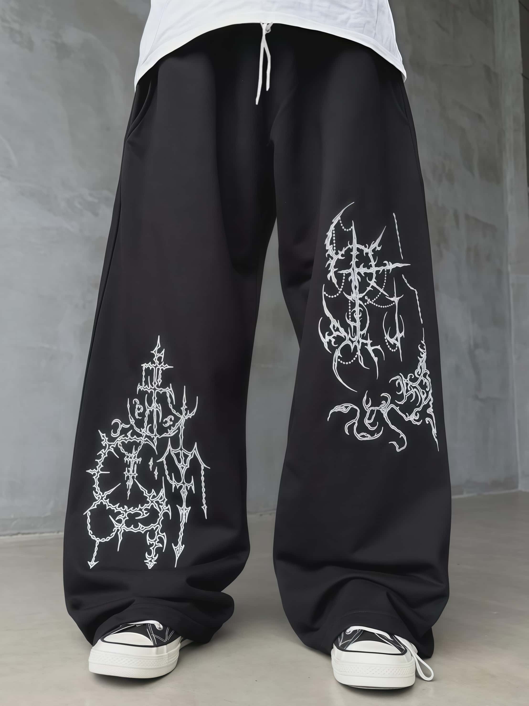 メンズ＆レディース ストリートスタイル カジュアル ワイドレ - Street Fashion Asian のレビューと価格
