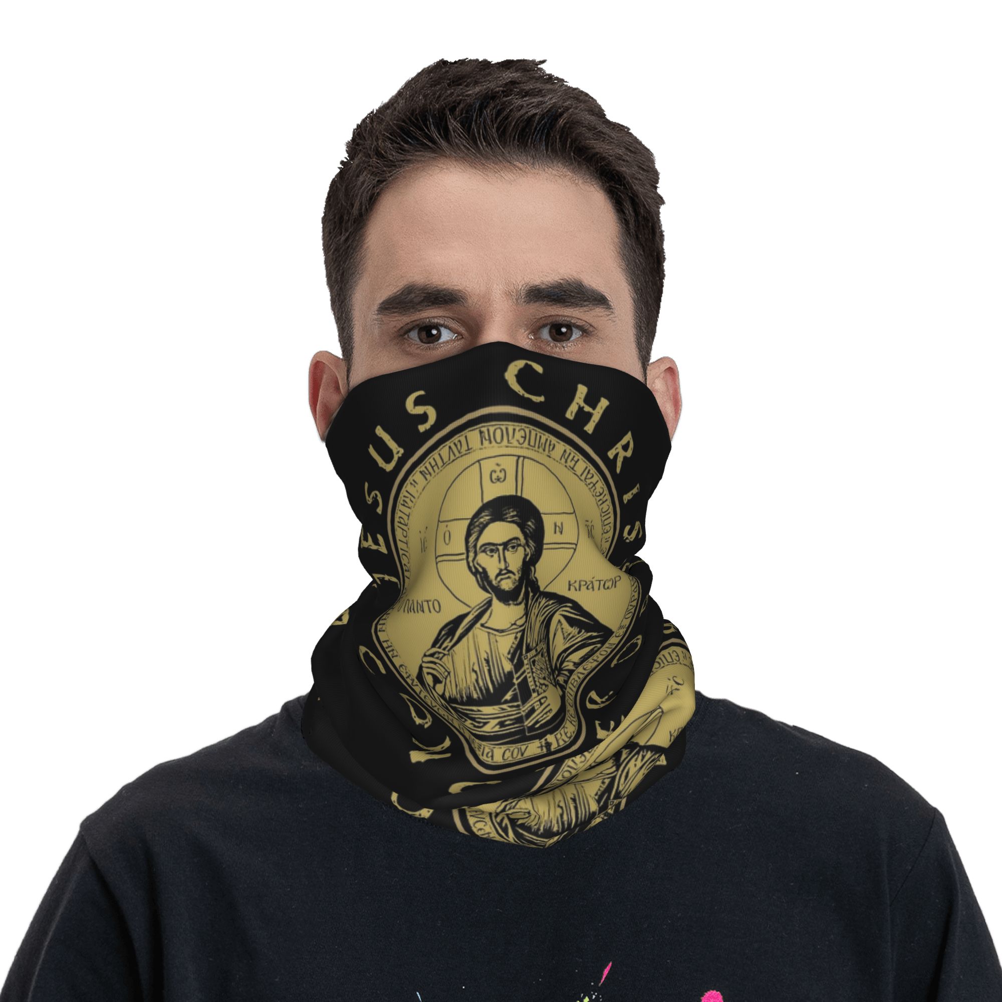 イエス・キリスト正教会バンダナ ネックカバー プリントマスク - Balaclava Face Mask のレビューと価格