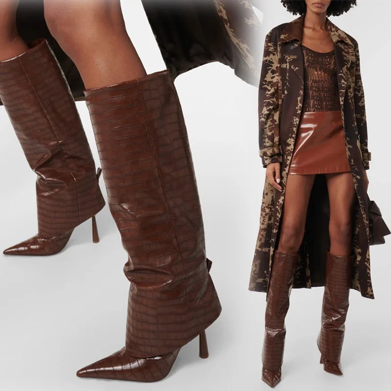 Eilyken 2026 秋冬デザインニーハイ女性ブーツファ - Street Fashion Rome 2026 のレビューと価格