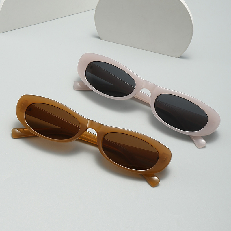 ファッションキャットアイサングラス女性の新しい高級ブランド小 - Street Fashion Glasses のレビューと価格