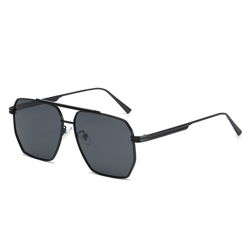 新型メタルダブルビーム偏光サングラス　おしゃれなユニセックス - Street Fashion Glasses のレビューと価格