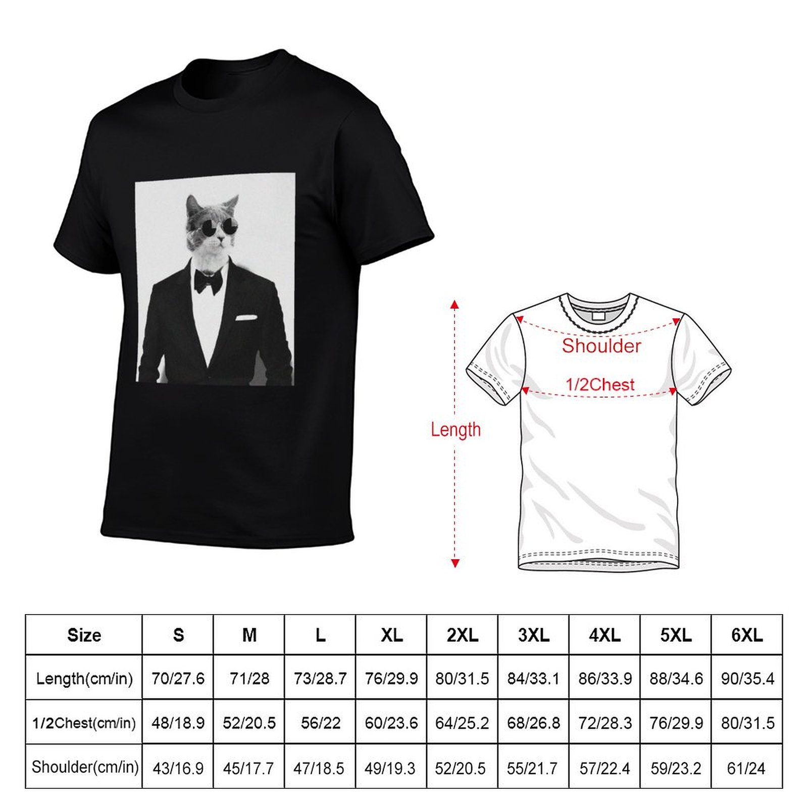 スーツを着た猫：レーンと女性向けの面白い引用柄シャツ、女の子 - Street Fashion Quotes のレビューと価格