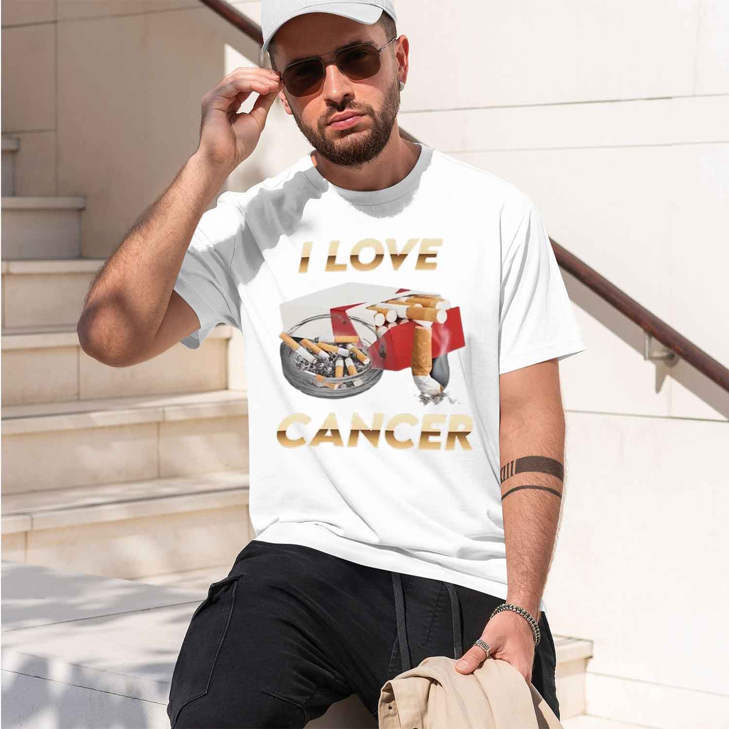 I Love Cancer Tシャツ レディースファッション - Street Fashion China Models のレビューと価格