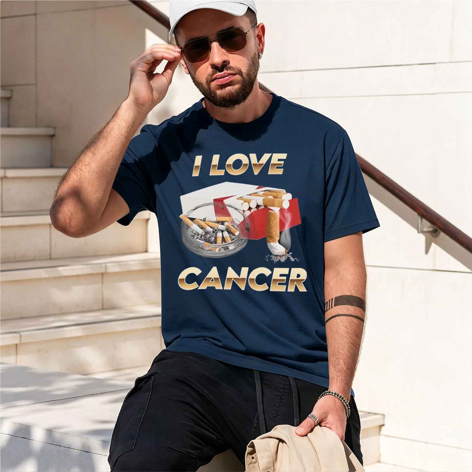 I Love Cancer Tシャツ レディースファッション - Street Fashion China Models のレビューと価格