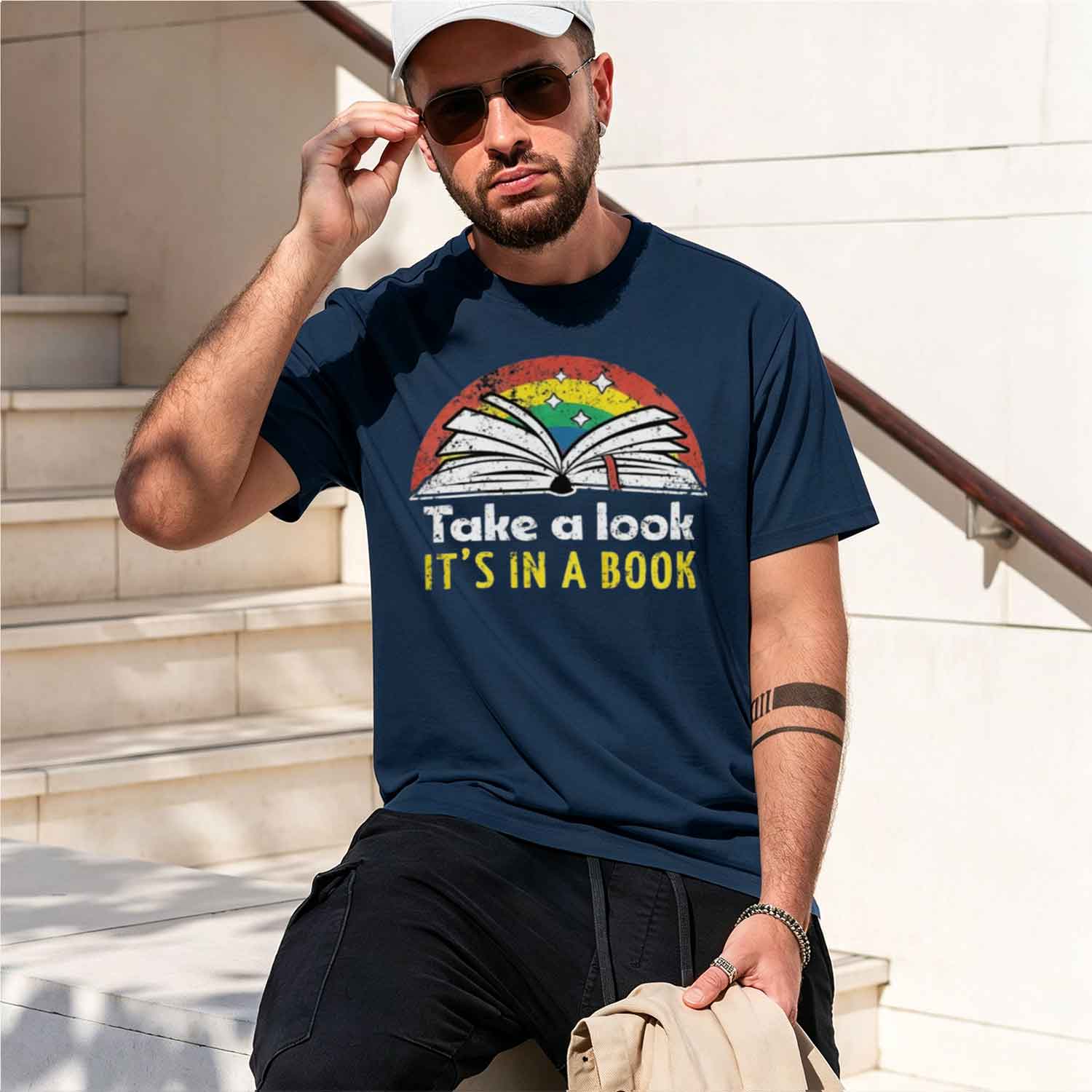 ブックグールシャツ レトロ読書好きTシャツ 恋人へのギフト  - Street Fashion China Models のレビューと価格