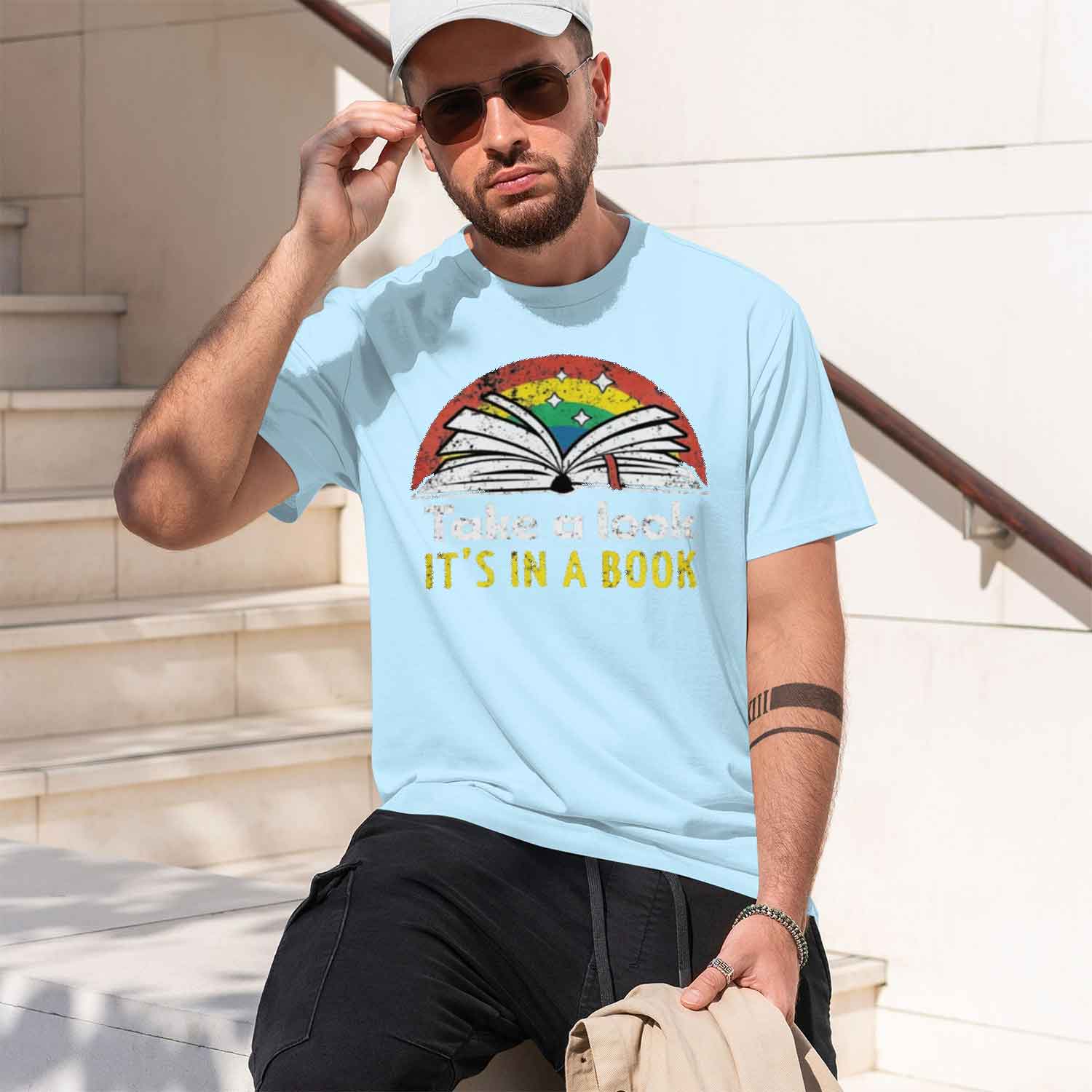 ブックグールシャツ レトロ読書好きTシャツ 恋人へのギフト  - Street Fashion China Models のレビューと価格