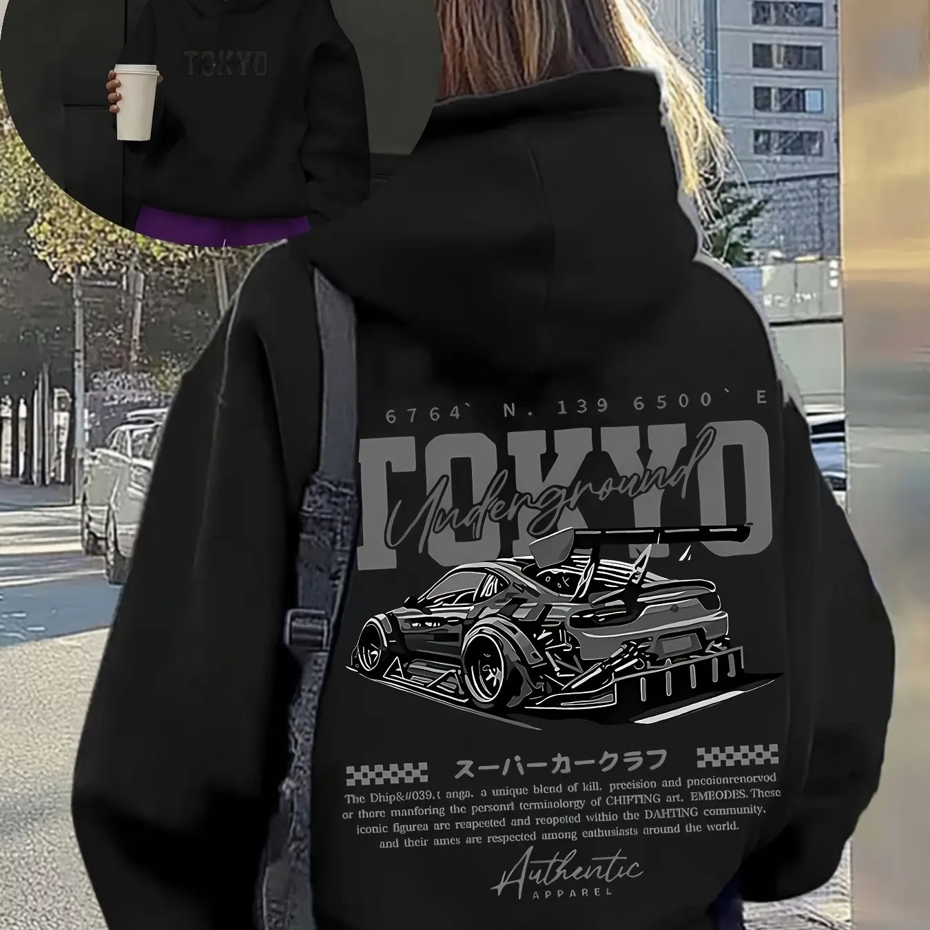 日本のストリートウェアパーカー男性東京 JDM レーシングス - Street Fashion In Tokyo のレビューと価格