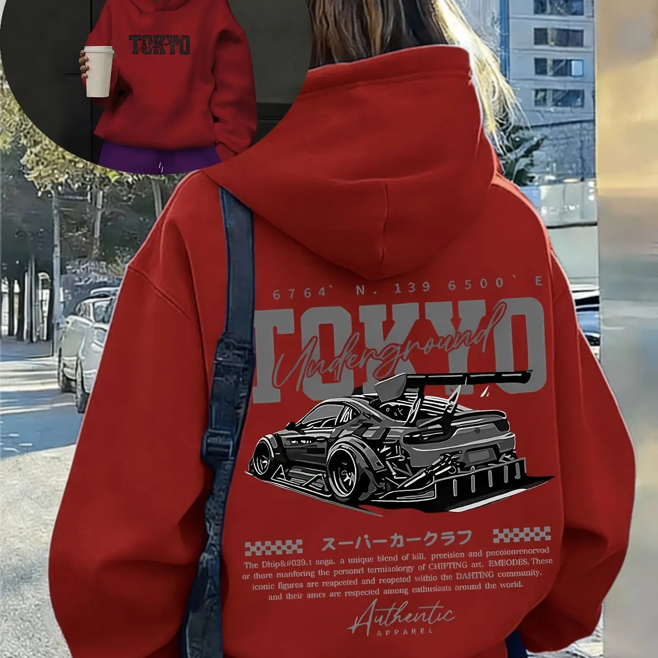 日本のストリートウェアパーカー男性東京 JDM レーシングス - Street Fashion In Tokyo のレビューと価格