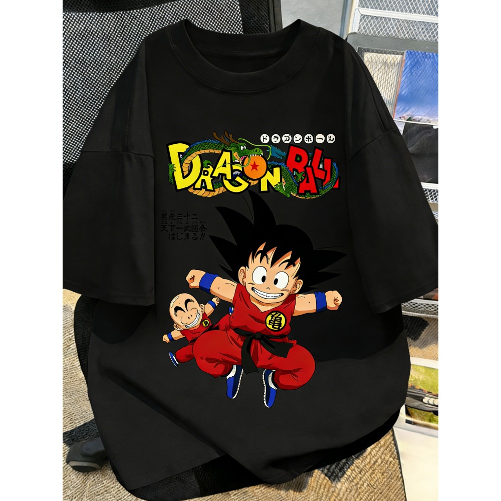 プラスサイズドラゴンボールアニメプリント男性、女性夏の Tシ - Street Fashion In Japan のレビューと価格