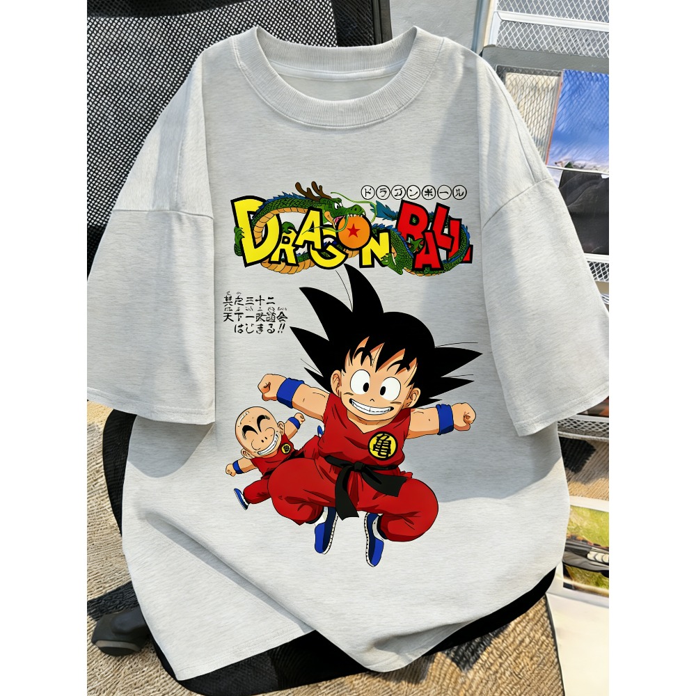 プラスサイズドラゴンボールアニメプリント男性、女性夏の Tシ - Street Fashion In Japan のレビューと価格