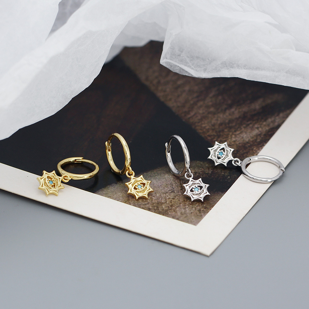 925 スターリングシルバー針レトロクラシック 8 レイスタ - Street Fashion Earrings のレビューと価格