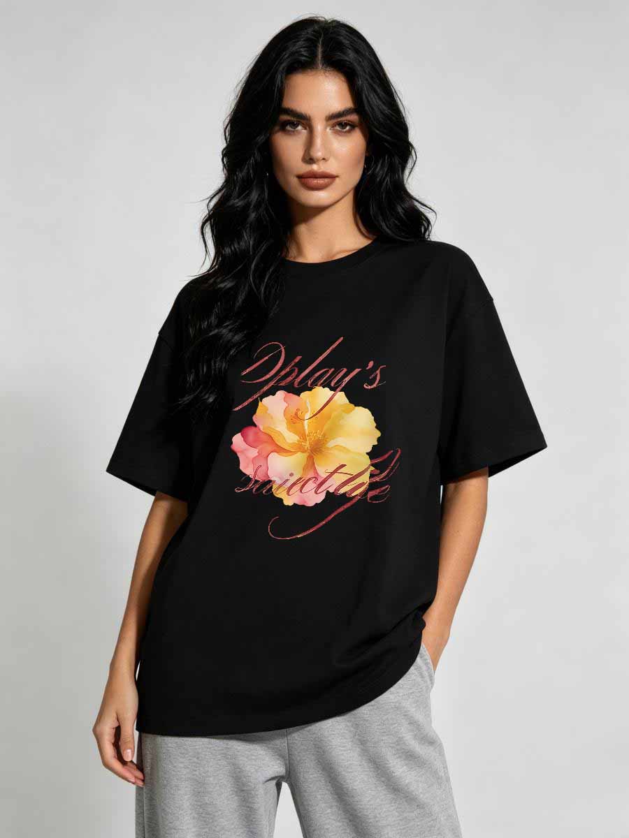 Tシャツ韓国風女性綿半袖夏のファッションカジュアルストリート - Street Fashion Asian のレビューと価格