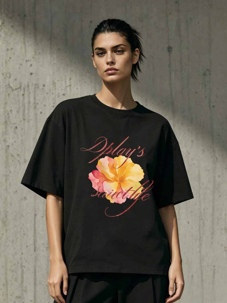 Tシャツ韓国風女性綿半袖夏のファッションカジュアルストリート - Street Fashion Asian のレビューと価格