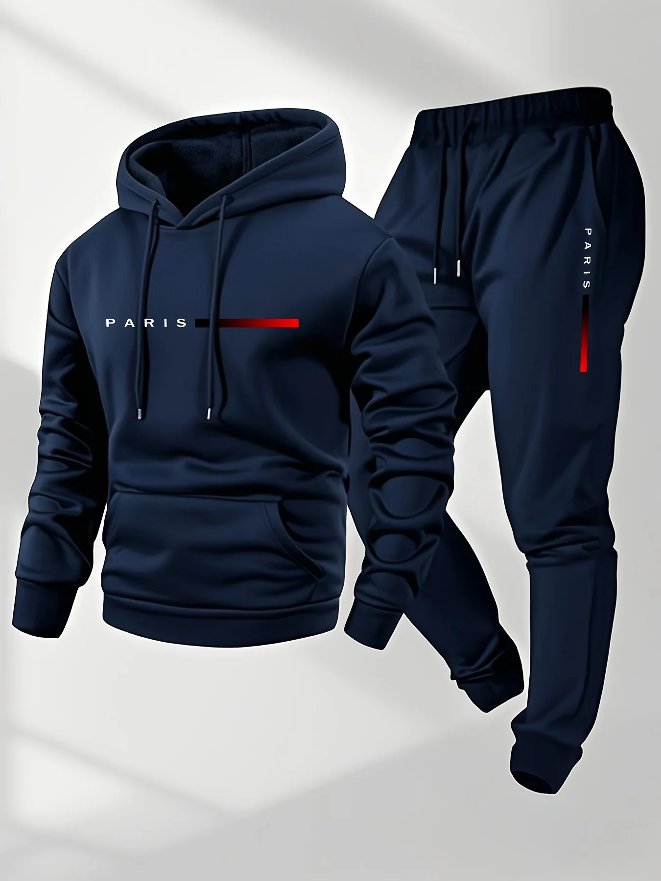 新しいトレンドストリートファッションレタープリントスポーツウ - Street Fashion Male のレビューと価格