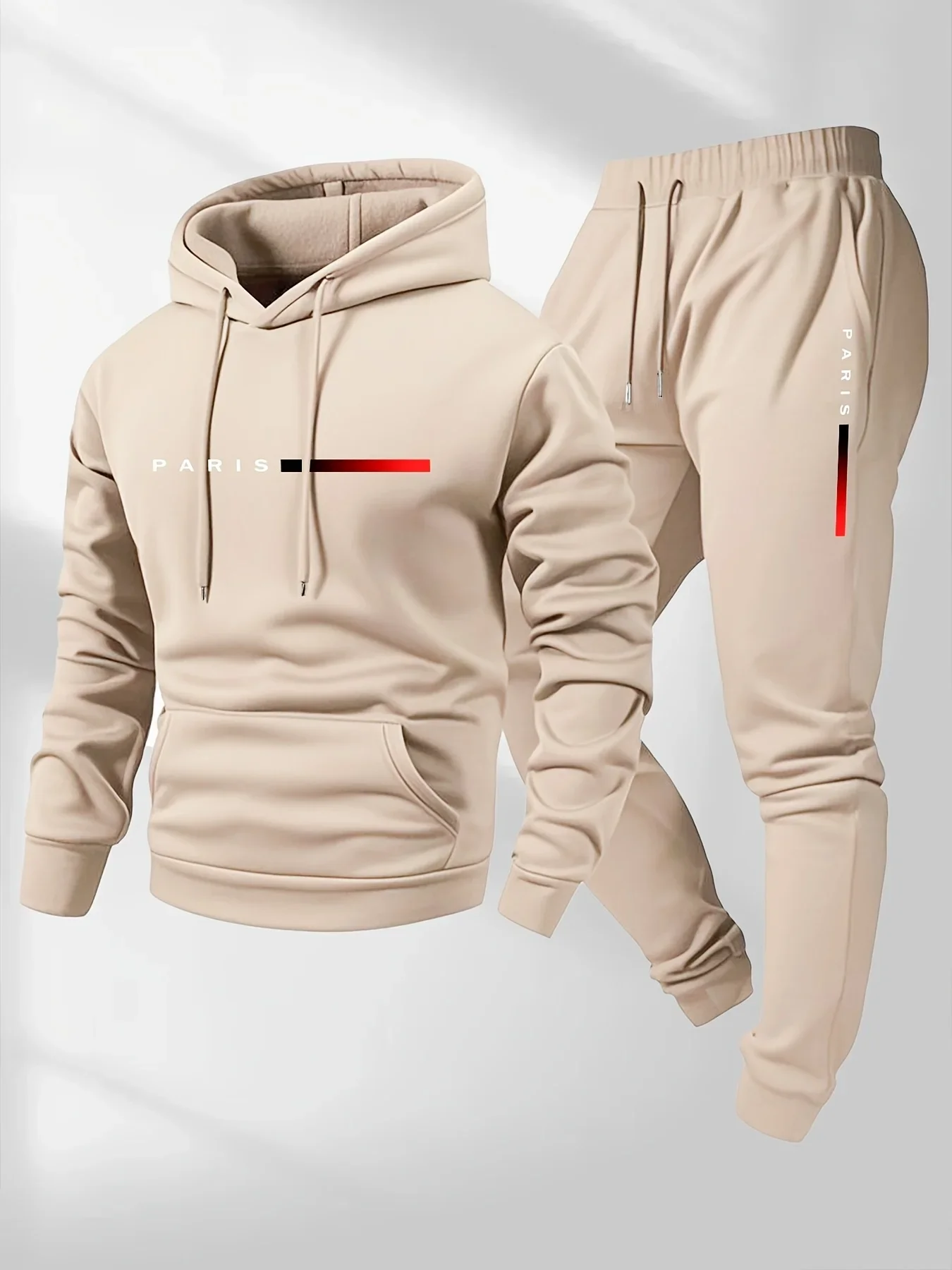 新しいトレンドストリートファッションレタープリントスポーツウ - Street Fashion Male のレビューと価格