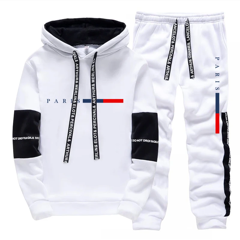 メンズセット/パーカー/パンツ パリファッション 秋冬 カジ - Street Fashion Male のレビューと価格