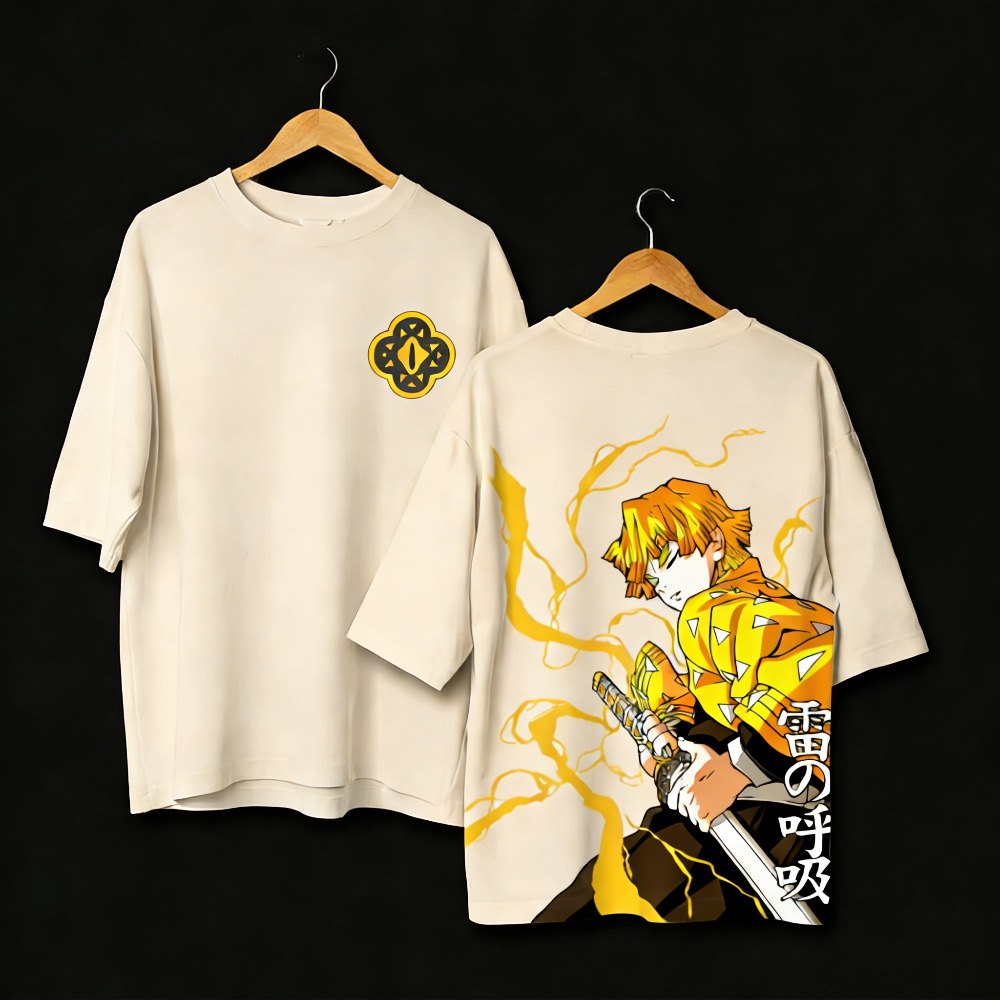 プラスサイズデーモンスレイヤーアニメプリント男性、女性 Tシ - Street Fashion In Japan のレビューと価格