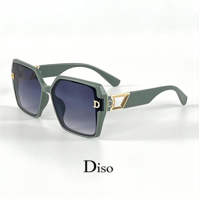 レター D デコレーション オーバーサイズ サングラス レデ - Street Fashion Glasses のレビューと価格