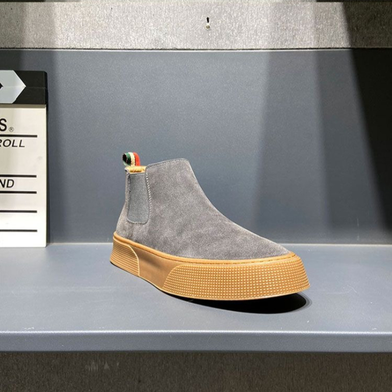 2026秋冬メンズチェルシーブーツ スリップオン PUレザー - Street Fashion Rome 2026 のレビューと価格