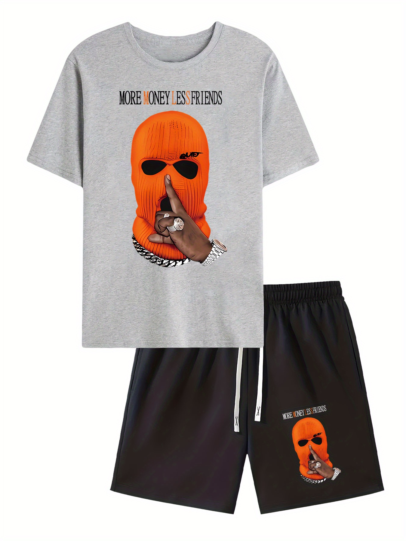 2026年夏新作メンズ半袖ショートパンツセット - ストリー - Street Fashion Male のレビューと価格