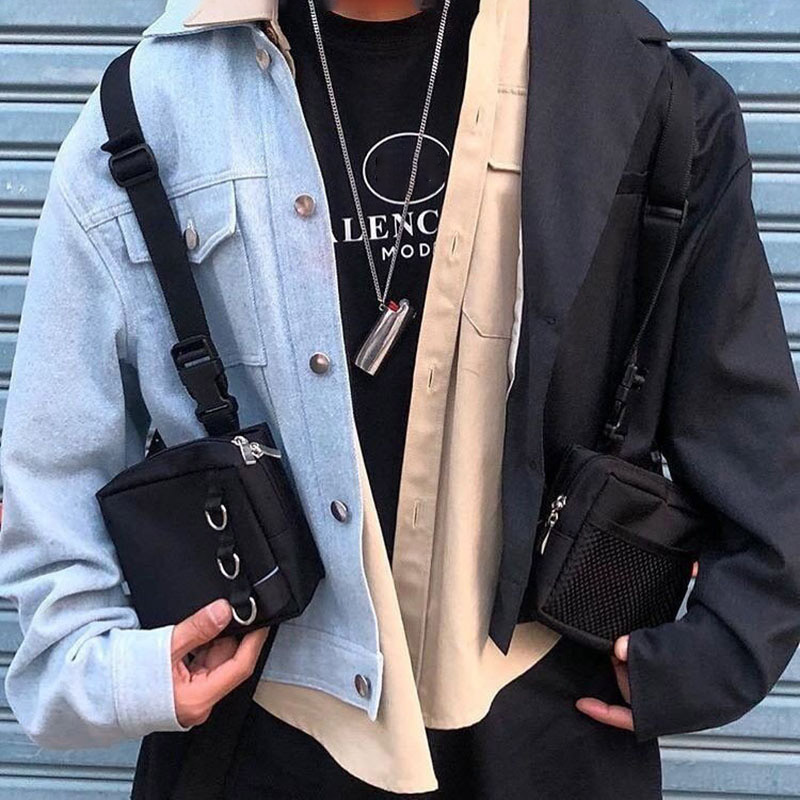 ストリートトレンド チェストリグバッグ ヒップホップ ストリ - Street Fashion Types のレビューと価格