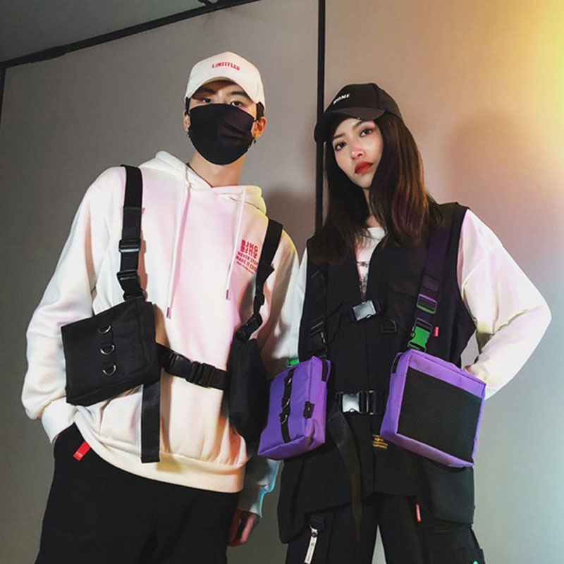 ストリートトレンド チェストリグバッグ ヒップホップ ストリ - Street Fashion Types のレビューと価格